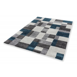 Kusový koberec Savona 191020 Squares Petrol