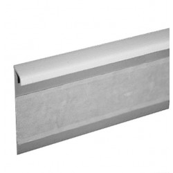 Kobercová (soklová) lišta TL55 117 biela 250 cm