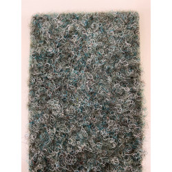 Koberec metráž Santana 25 tmavo zelená s podkladom Resine