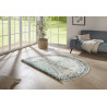 Kusový koberec Twin Supreme 104139 Green / Cream kruh – na von aj na doma