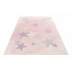Detský kusový koberec Stars 410 pink