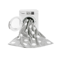 Pro zvířata: Pratelný koberec Polka Dots Grey-White