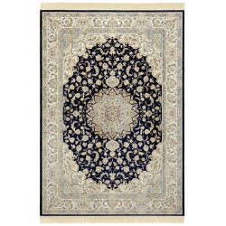 Kusový koberec Naveh 104378 darkblue / Cream