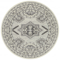 Kruhový koberec Mirkan 104441 Cream