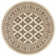 Kruhový koberec Mirkan 104110 Cream
