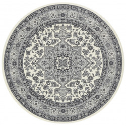 Kruhový koberec Mirkan 104107 Cream / Grey