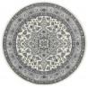 Kruhový koberec Mirkan 104107 Cream / Grey