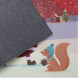 Protišmyková rohožka Merry Christmas 104694 Red – na von aj na doma