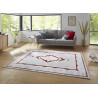 Kusový koberec Opulence 104712 Silver-red