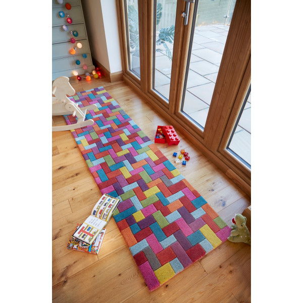 Ručne všívaný kusový koberec Illusion Flynn Multi