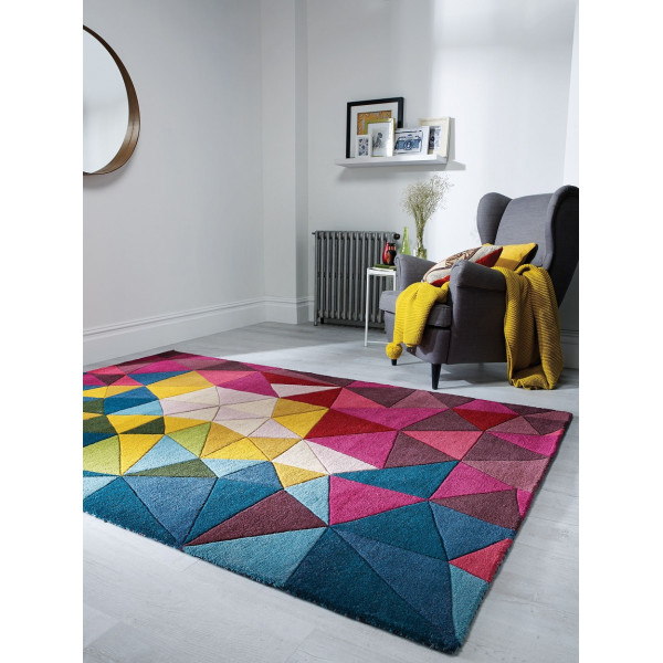 Ručne všívaný kusový koberec Illusion Falmouth Multi