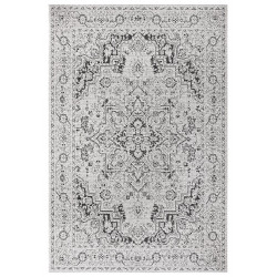 Kusový orientálny koberec Flatweave 104806 Cream / Black
