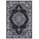 Kusový orientálny koberec Mujkoberec Original Flatweave 104816 Black / Cream – na von aj na doma