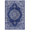 Kusový orientálny koberec Mujkoberec Original Flatweave 104817 Blue / Cream – na von aj na doma