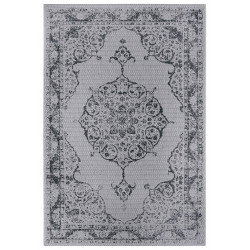 Kusový orientálny koberec Flatweave 104818 Silver / grey
