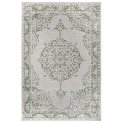Kusový orientálny koberec Flatweave 104819 Cream / Green