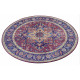 Kusový koberec Asmar 104000 Plum / Red kruh