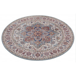 Kusový koberec Asmar 104002 Cyan / Blue kruh