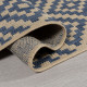 Kusový koberec Florence Alfresco Moretti Blue/Beige – na von aj na doma