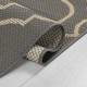 Kusový koberec Florence Alfresco Milan Anthracite / Beige – na von aj na doma