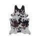 Kusový koberec Faux Animal Cow Print Black / White