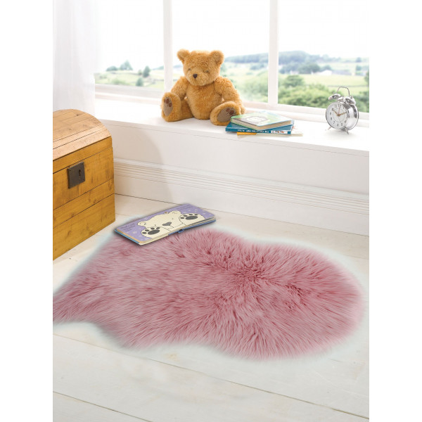 Kusový koberec Faux Fur Sheepskin Pink