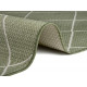 Kusový koberec Mujkoberec Original Flatweave 104830 Green / Cream – na von aj na doma
