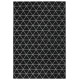 Kusový koberec Mujkoberec Original Flatweave 104833 Black/Cream – na von aj na doma