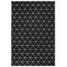 Kusový koberec Mujkoberec Original Flatweave 104833 Black/Cream – na von aj na doma