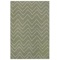 Kusový koberec Flatweave 104843 Green / Cream
