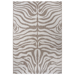 Kusový koberec Flatweave 104844 Light-Brown / Cream