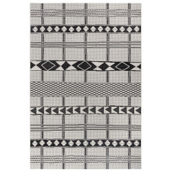 Kusový koberec Flatweave 104852 Black / Cream