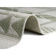 Kusový koberec Mujkoberec Original Flatweave 104853 Green / Cream – na von aj na doma