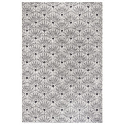 Kusový koberec Flatweave 104860 Black / Cream