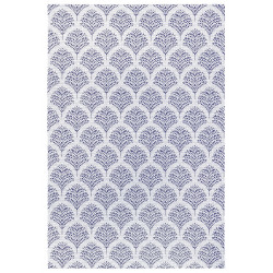 Kusový koberec Flatweave 104865 Cream / Blue