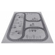 Detský kusový koberec Mujkoberec Original Flatweave Kids rugs 104878 Grey