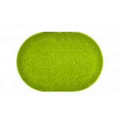 Kusový zelený koberec Eton ovál