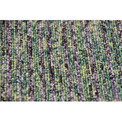 Kobercový štvorec Coral Lines 60376-50 zeleno-šedý 50 x 50 cm