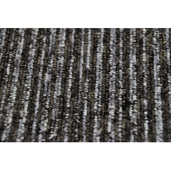 Kobercový štvorec Coral Lines 60345-50 šedo-čierny 50 x 50 cm