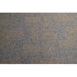 Kobercový štvorec Coral Lines 60309-50 hnedo-šedý 50 x 50 cm
