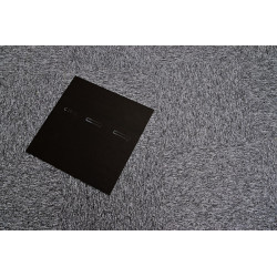 Kobercový štvorec Coral 58342-50 sv. šedý 50 x 50 cm