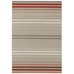 Kusový koberec Beach 103851 Red / Grey / Cream