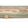 Ručne všívaný kusový koberec Lotus premium Green kruh