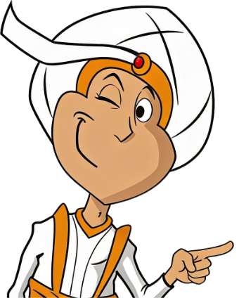 Aladin žmurká