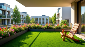 Balkónová terasa v apartmánoch