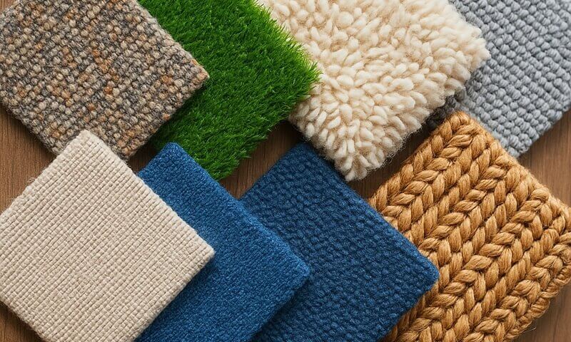 Zhrnutie materiálov kobercov