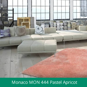 Chlpatý koberec MONACO MON 444 PASTEL APRICOT