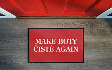 Rohožka od TMBK: MAKE BOTY ČISTÉ AGAIN