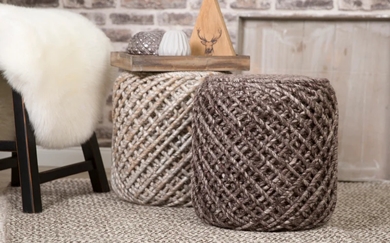 Sedací vak ROYAL POUF POR 888 Coffee