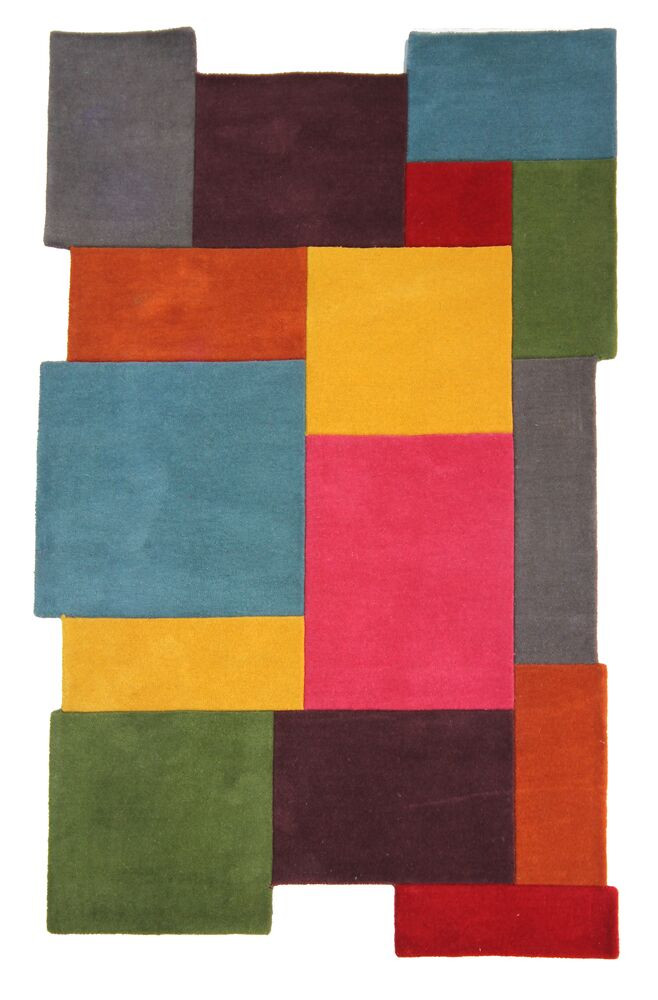 Ručne všívaný kusový koberec Abstract Collage Multi - 120x180 cm Flair Rugs koberce 